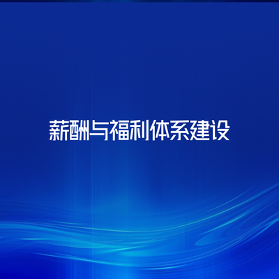 薪酬与福利体系建设