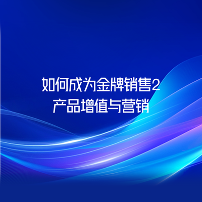 如何成为金牌销售2：产品增值与营销